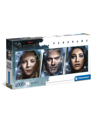 Képkirakó / Puzzle Zaklínač - Panorama Faces (Netflix)s 1000 db-