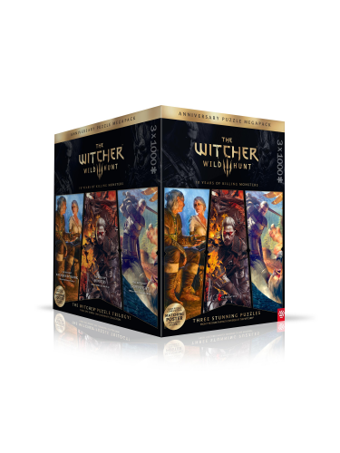 Puzzle Vaják - The Witcher 3: Wild Hunt 10 Years of Killing Monsters Puzzle Trilogy