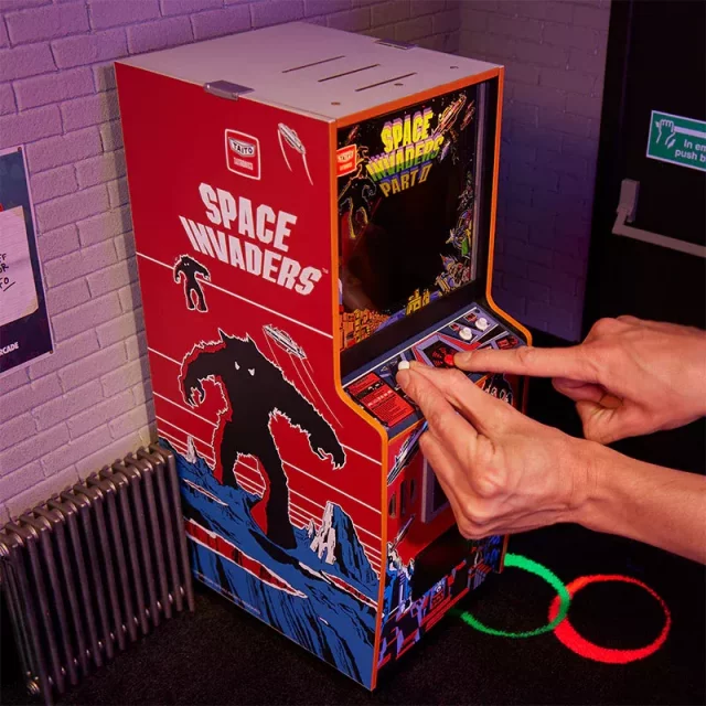 Automat Space Invaders - Space Invaders Part II Arcade Cabinet + mince