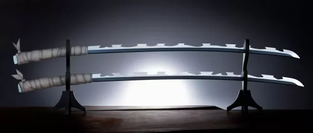 Demon Slayer: Kimetsu no Yaiba - Nichirin Swords 1/1 (Inosuke) kard másolata - Cosplay