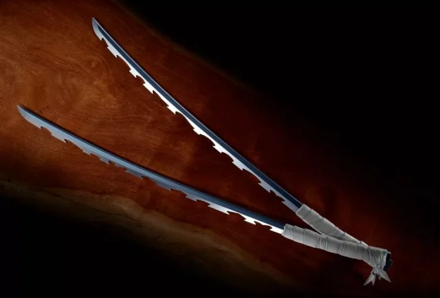 Demon Slayer: Kimetsu no Yaiba - Nichirin Swords 1/1 (Inosuke) kard másolata - Anime