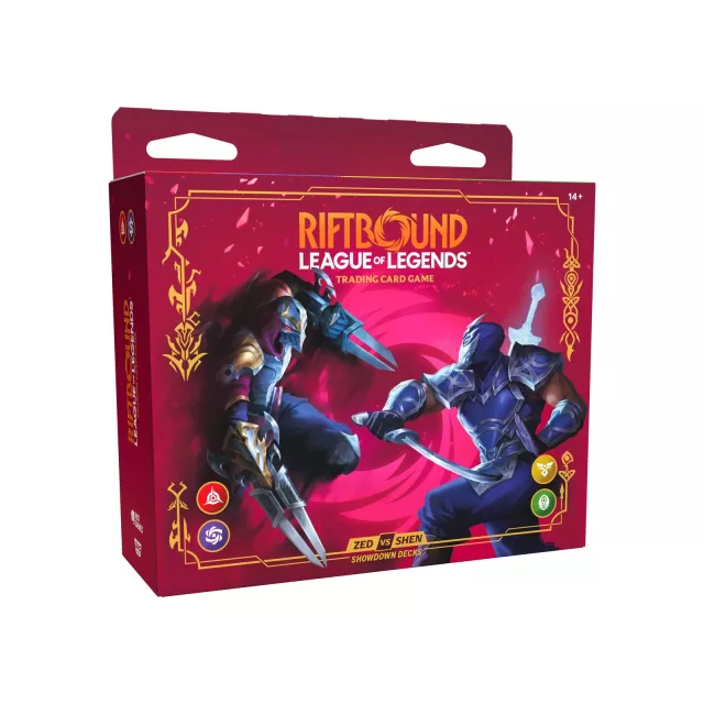 Kártyajáték Riftbound TCG - Vendetta - Zed vs. Shen Showdown Deck - League of Legends