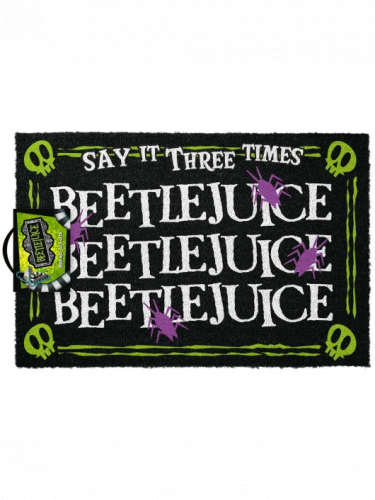 Lábtörlő Beetlejuice - Say It Three Times