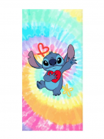 Törölköző Lilo & Stitch - Stitch Rainbow