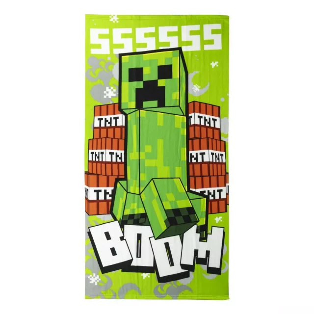 Törülköző Minecraft - Creeper Boom