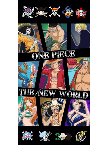 Törölköző One Piece - Straw Hat Crew