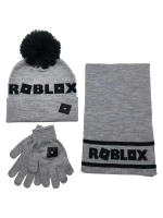 Gyermek sapka kesztyűvel és sállal Roblox - Logo