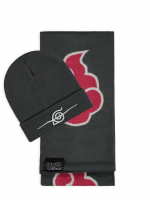 Sapka és sál szett Naruto - Akatsuki