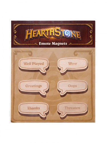 Mágnes Hearthstone - Emote (szett)