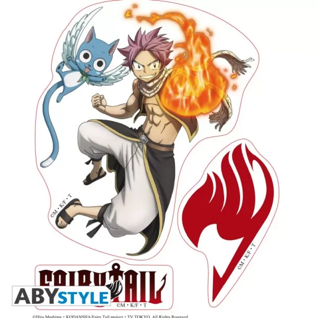 Samolepky Fairy Tail - Natsu & Lucy