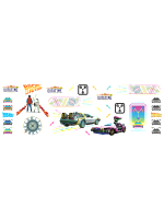 Fali matricák Back to the Future - Wall Decal Set