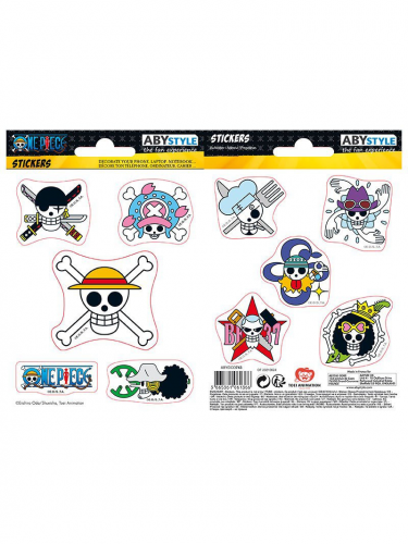 Matrica One Piece -  Straw Hat Skulls