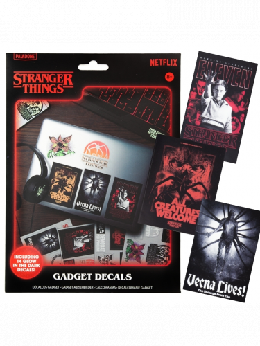Matricák Stranger Things - Decals Glow in Dark
