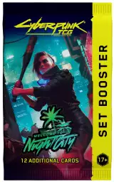 Kártyajáték Cyberpunk TCG: Welcome to Night City - Booster (12 kártya) - TCG gyűjthető kártyajáték