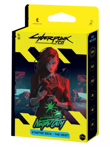 Kártyajáték Cyberpunk TCG: Welcome to Night City - Starter Deck - The Heist