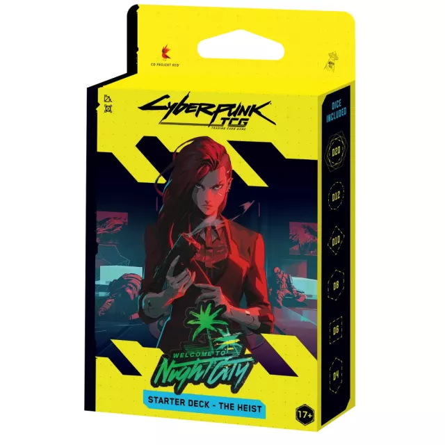 Kártyajáték Cyberpunk TCG: Welcome to Night City - Starter Deck - The Heist - TCG gyűjthető kártyajáték