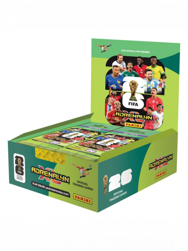 Gyűjtőkártyák FIFA World Cup 2026 - Adrenalyn XL Fatpack Box (10 csomag)