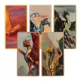 Dungeons & Dragons ingotszett - Metallic Dragons Set (5 db) - plakett