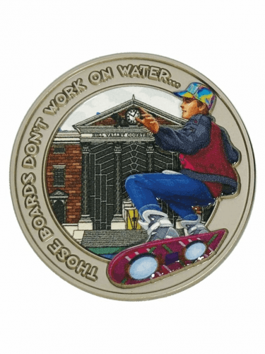 Gyűjtői érme Back to the Future - Hoverboard Coin