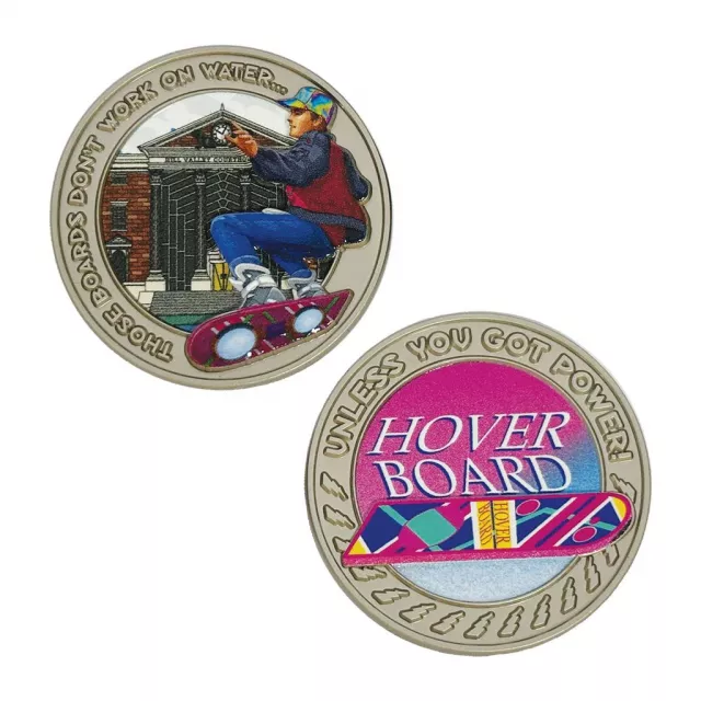 Gyűjtői érme Back to the Future - Hoverboard Coin - Másolat