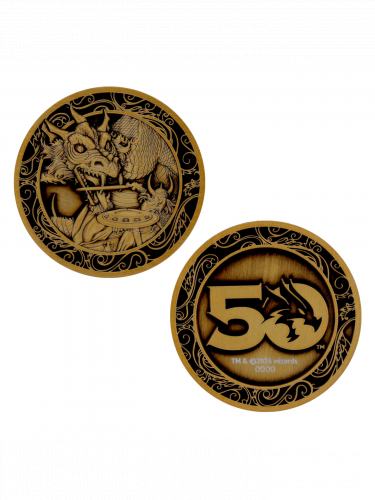 Gyűjtő érme Dungeons & Dragons - 50th Anniversary Limited Edition