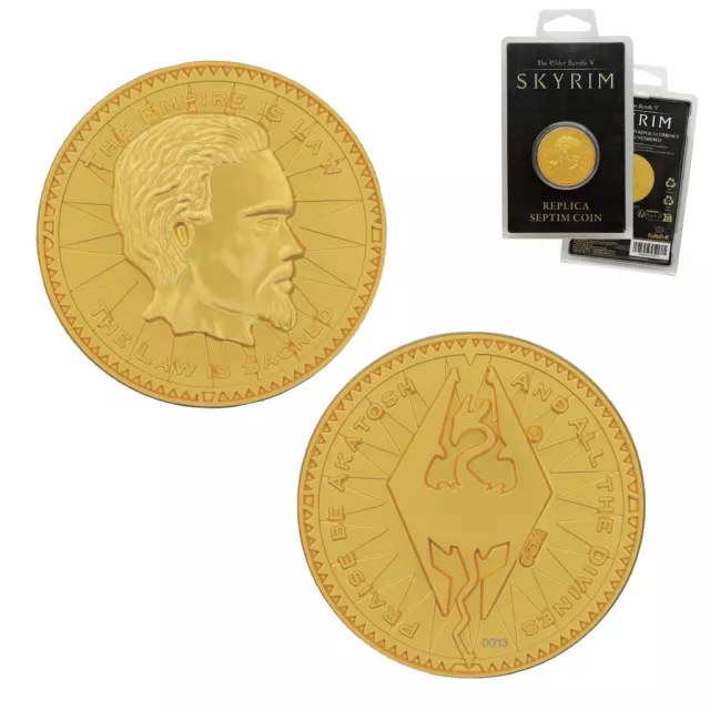 Gyűjtői érme The Elder Scrolls V: Skyrim - Septim Coin - Másolat