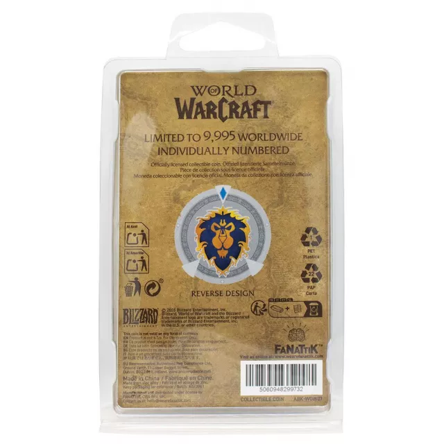Gyűjtői érme World of Warcraft - Alliance & Horde - Limitált darabszámban