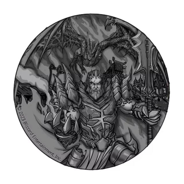 Sběratelská mince World of Warcraft - Deathwing Commemorative Bronze Medal