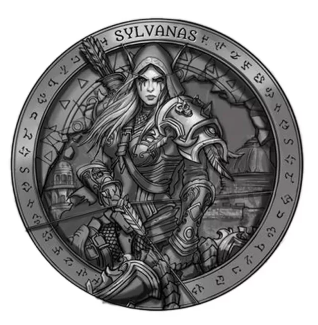 Sběratelská mince World of Warcraft - Sylvanas Commemorative Bronze Medal