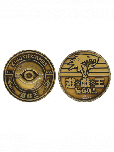 Gyűjtői érme Yu-Gi-Oh! - King of Games Collectible Coin Limited Edition