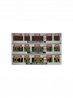 Gyűjtői plakett Back To The Future - 40th Anniversary Time Circuits Limited Edition