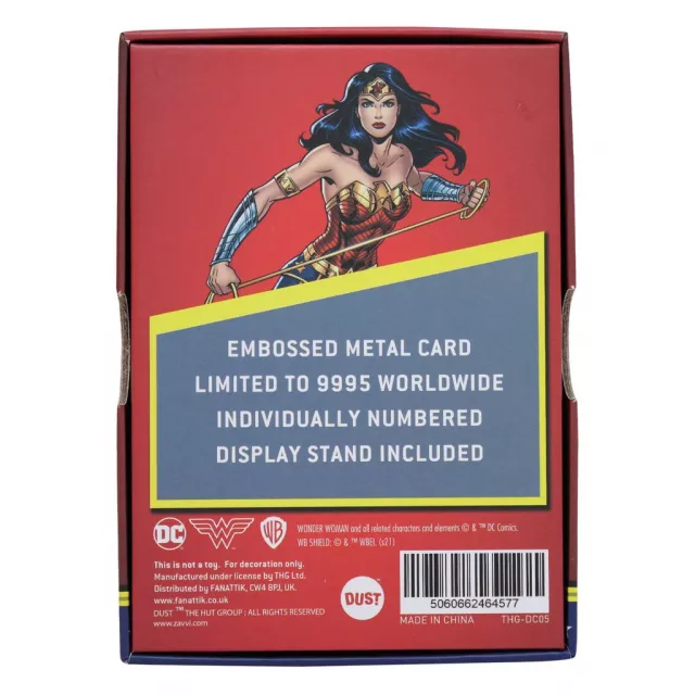 Gyűjtői plakett DC Comics - Wonder Woman - Limitált darabszámban