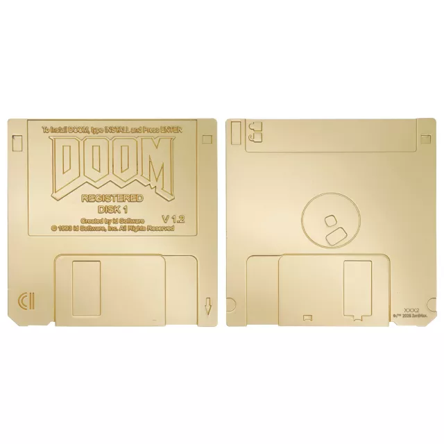 Gyűjtői replika Doom - Commemorative Floppy Disk Limited Edition - Limitált darabszámban