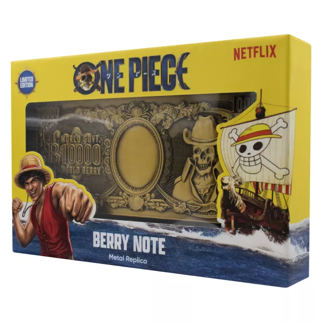 Gyűjtői plakett One Piece - Berry Note Limited Edition - ingot