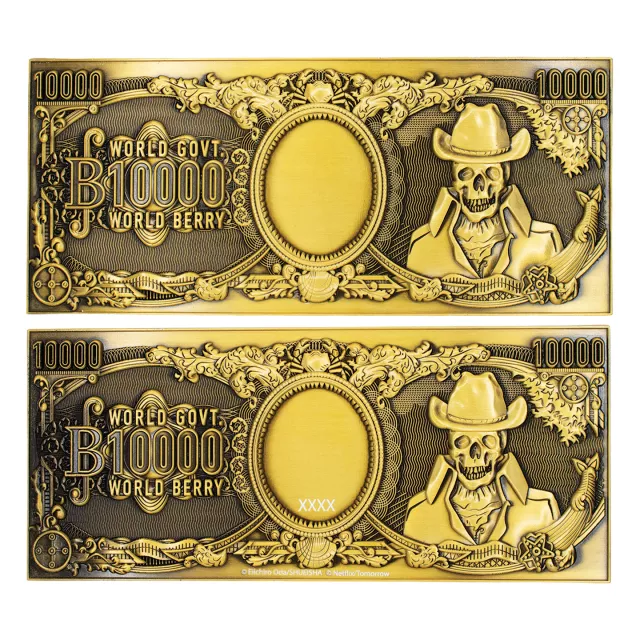 Gyűjtői plakett One Piece - Berry Note Limited Edition - Limitált darabszámban