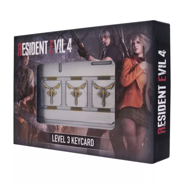 Gyűjtői replika Resident Evil 4 - Level 3 Keycard Limited Edition - plakett