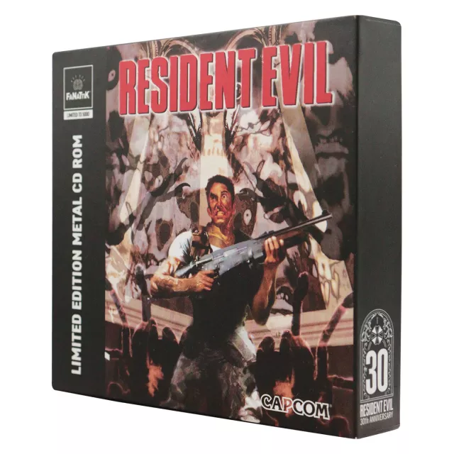 Gyűjtői replika Resident Evil - Metal CD-ROM Limited Edition - plakett