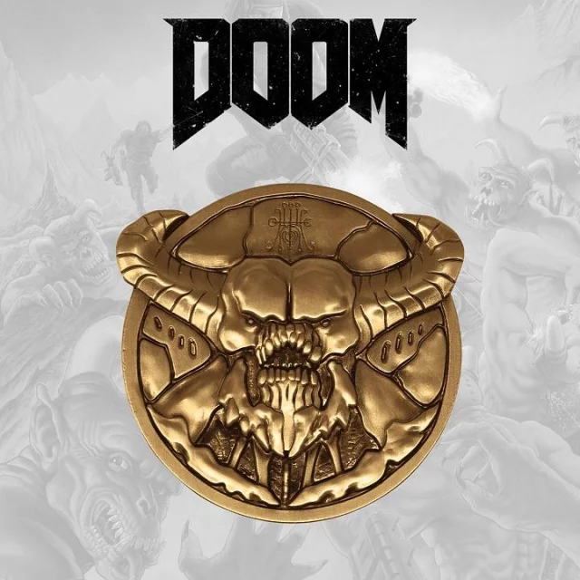 Sběratelský medailon Doom - Set (Cacodemon, Pinky a Baron of Hell)
