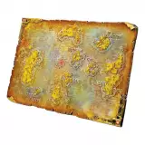 Fém térkép replika World of Warcraft - Azeroth Limited Edition - Limitált darabszámban