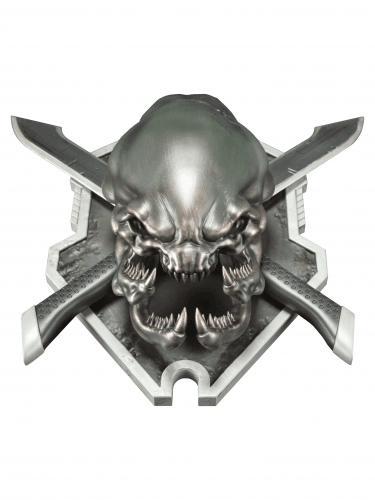 Replika Halo - Plaketa na zeď Legendary Icon Sculpture Grunt (Dark Horse)