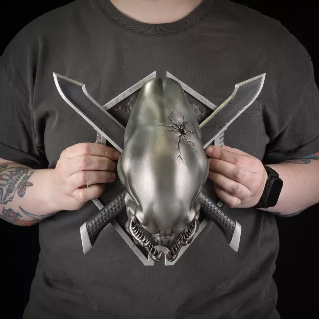 Replika Halo - Plaketa na zeď Legendary Icon Sculpture Grunt (Dark Horse) - Dekoráció