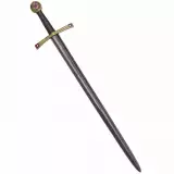Replika Kingdom Come: Deliverance II – Szent György-kard (biztonságos / polifoam LARP fegyver) - Dekoráció