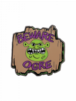 Gyűjtői jelvény Shrek - Beware Ogre