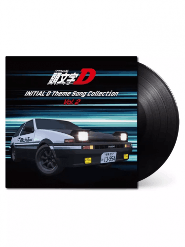 Hivatalos soundtrack Initial D: Theme Songs Collection Vol.2 LP-n