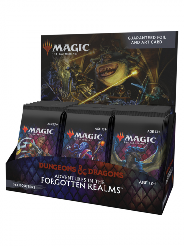Kártyajáték Magic: The Gathering Dungeons and Dragons: Adventures in the Forgotten Realms - Set Booster Box (30 Boosterů)