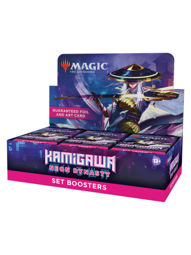 Kártyajáték Magic: The Gathering Kamigawa: Neon Dynasty - Set Booster Box (30 Boosterů)