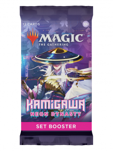 Kártyajáték Magic: The Gathering Kamigawa: Neon Dynasty - Set Booster (12 karet)