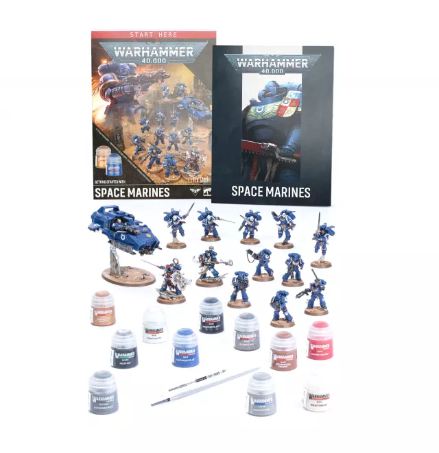 Warhammer 40,000 - Getting Started with Space Marines ENG - Asztali játék