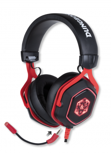 Vezetékes fejhallgató Dungeons & Dragons - D20 7.1 Gaming Headset (PC)