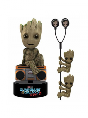 Szobor figura, fülhallgató Galaxis őrzői - Groot limitált kiadás (Guardians of the Galaxy - Groot Gift Set Limited Edition)